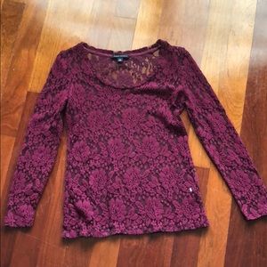 Like New Banana Republic lace shirt